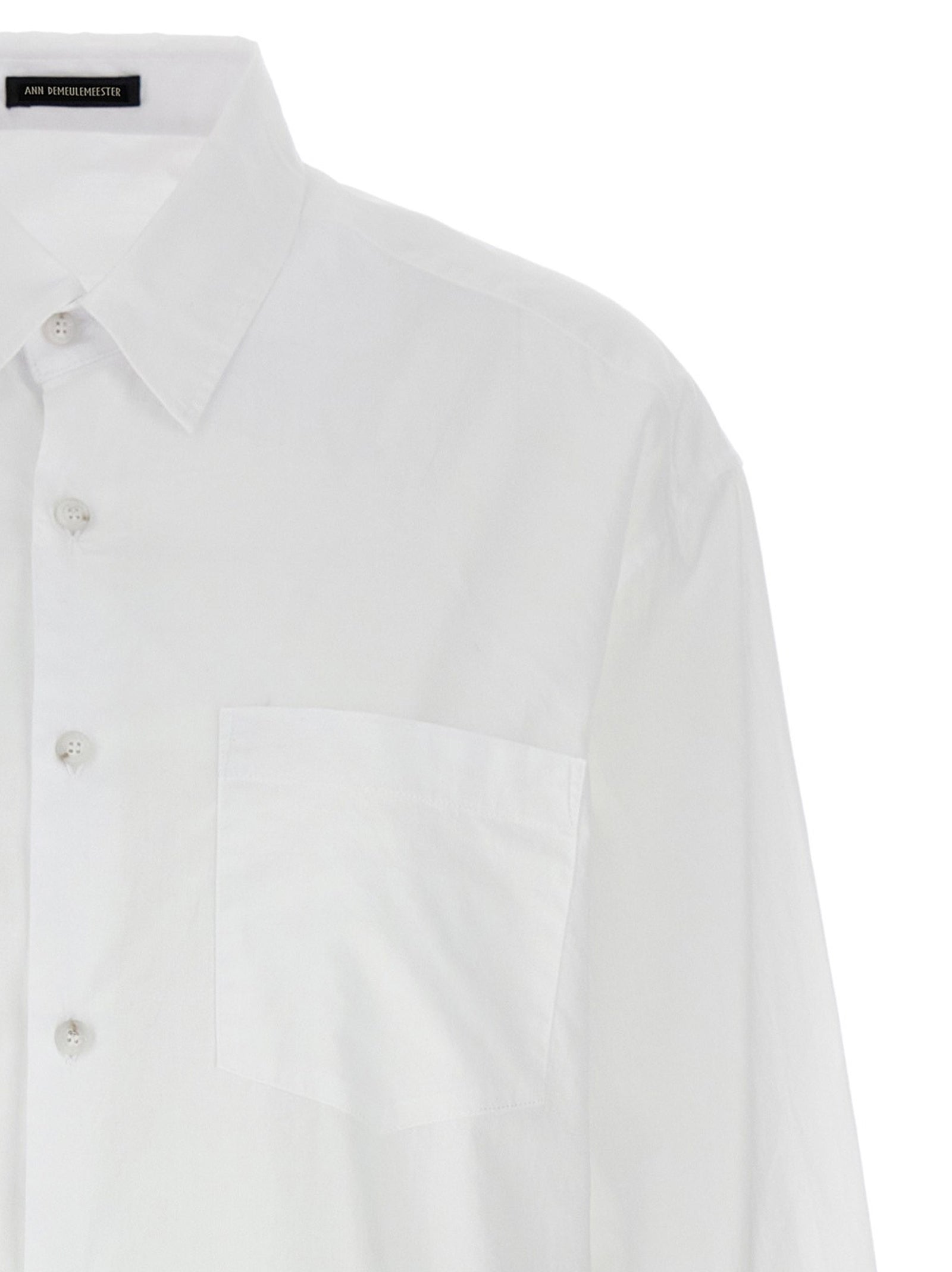 Elisabeth Shirt White Cotton Shirt, Blouse