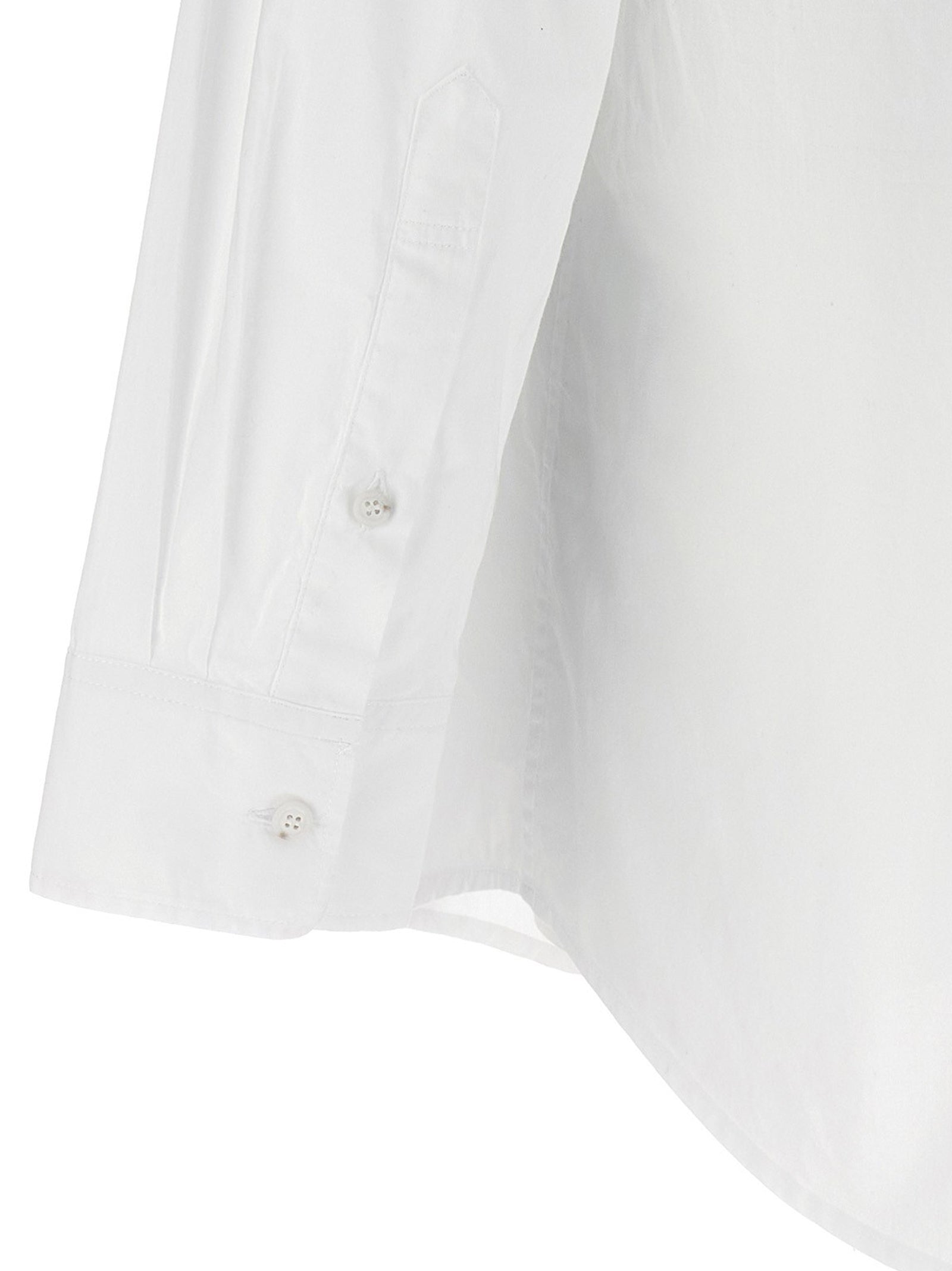 Elisabeth Shirt White Cotton Shirt, Blouse