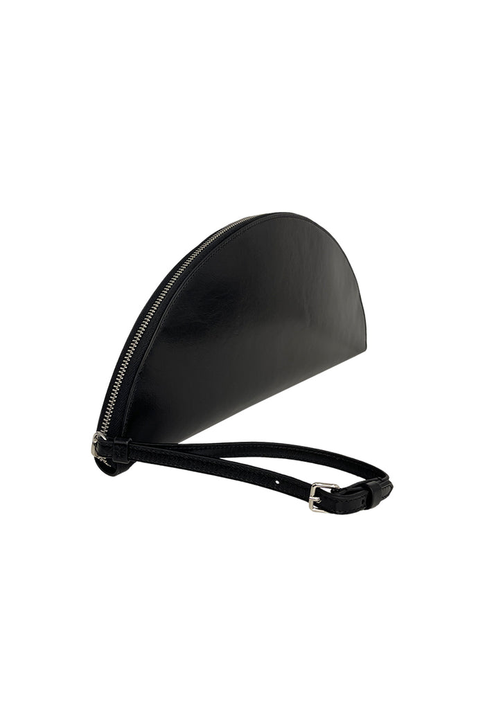 Half-moon Clutch Black Borsa