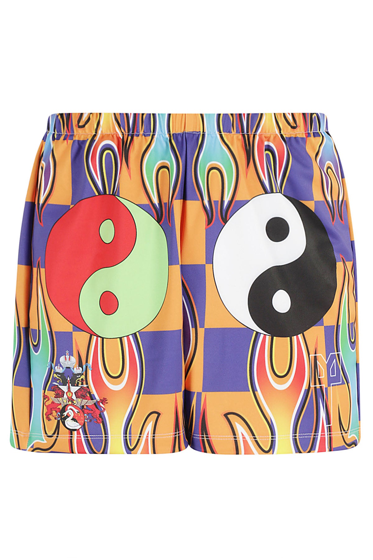Lym Fire Football Multicolour Nylon Spandex Short