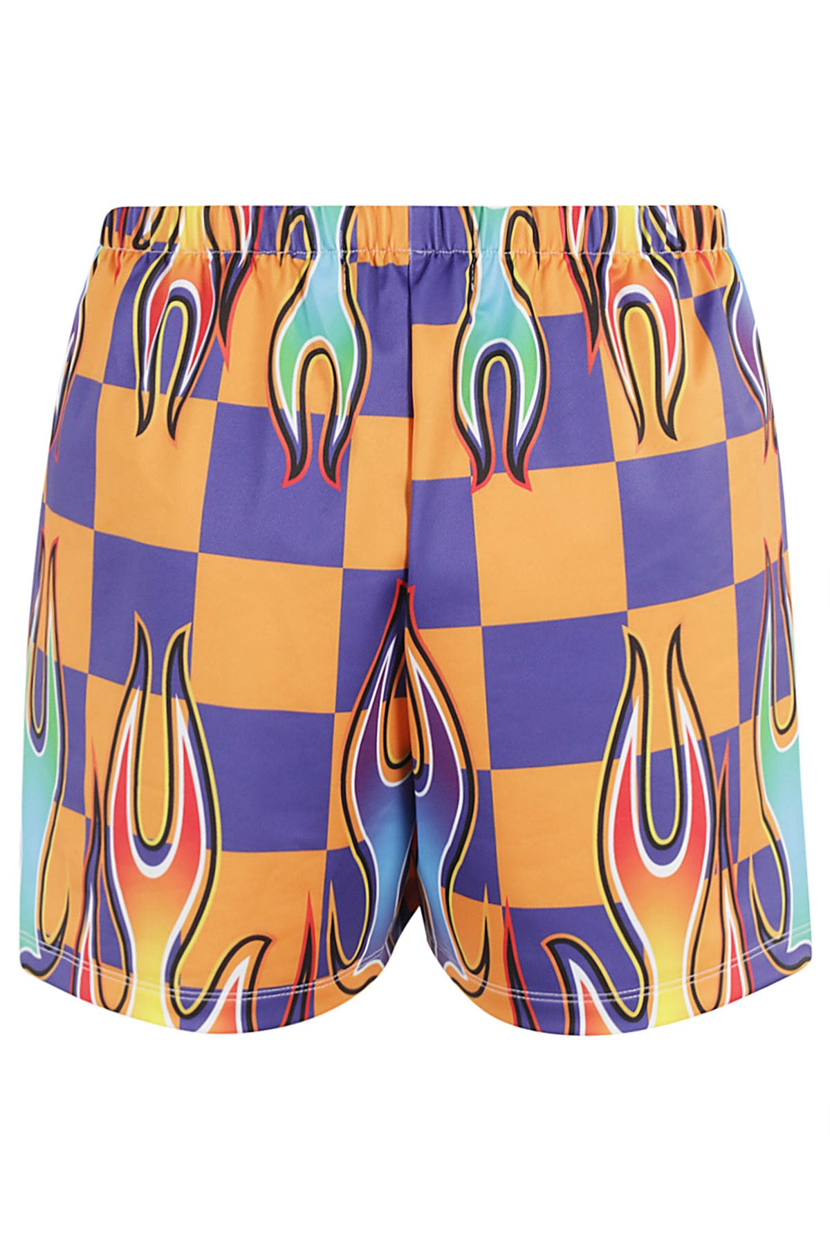 Lym Fire Football Multicolour Nylon Spandex Short