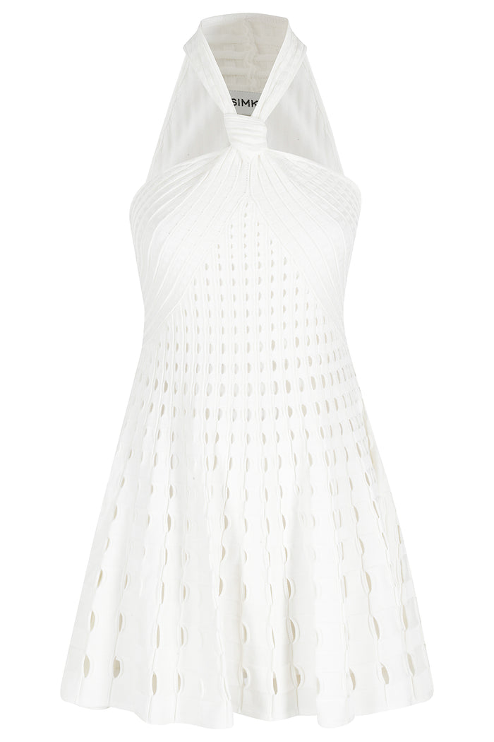 Jenna Mini Dress Nude & Neutrals Fabric Abito