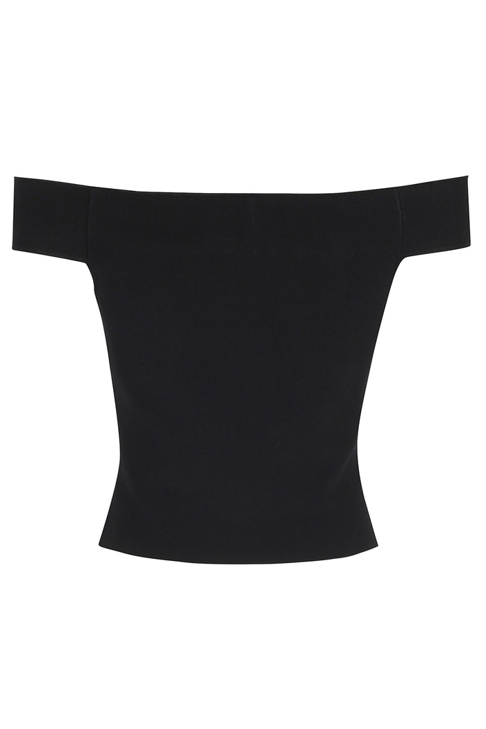 Dalton Top Black Rayon