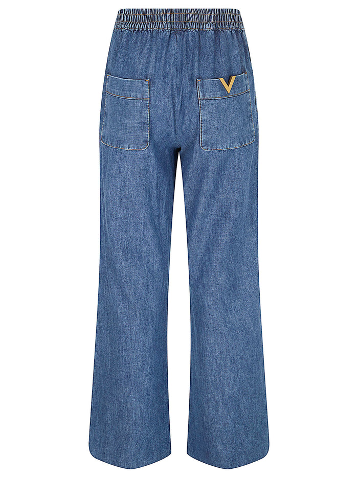 Pantalone Denim | Solid Chambray Blu Medio Blue Jean
