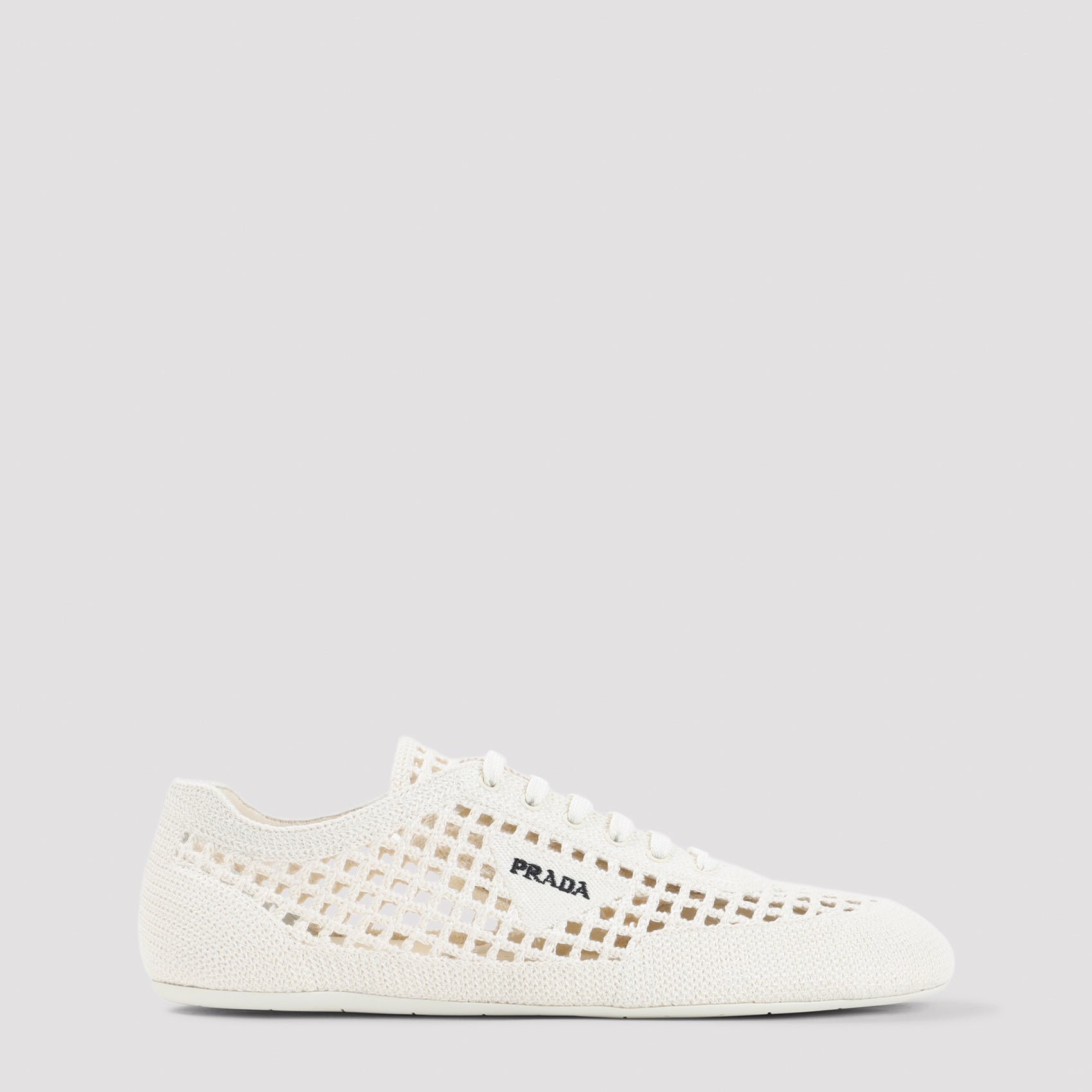 Collapse Sneakers White Cotton Polyester