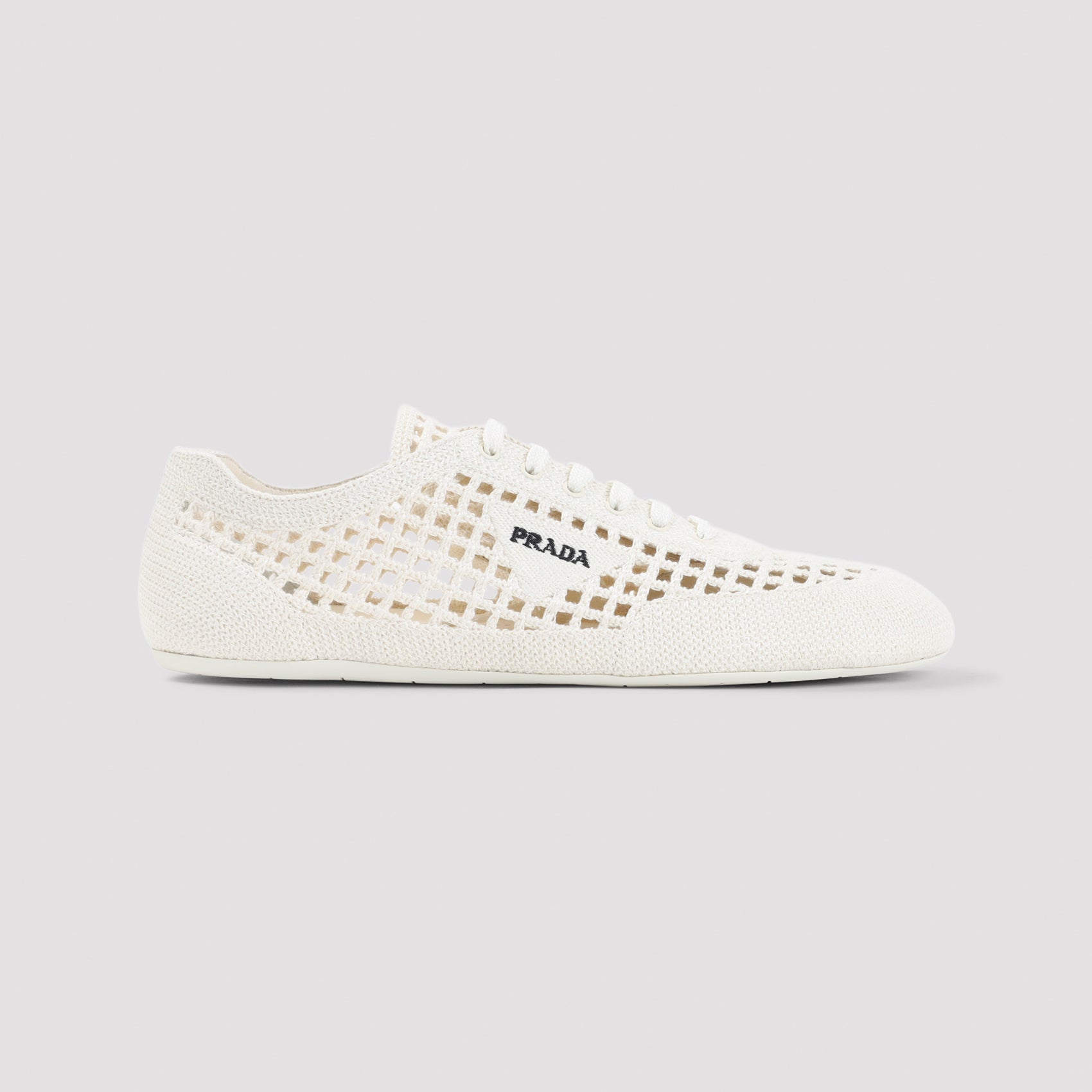 Collapse Sneakers White Cotton Polyester