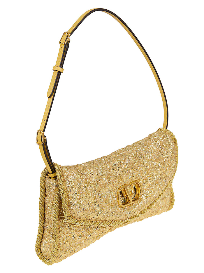 Clutch | Vain Soft Tes.jacq.cloque-vit.soft Grain L.-torcho Metallic Borsa