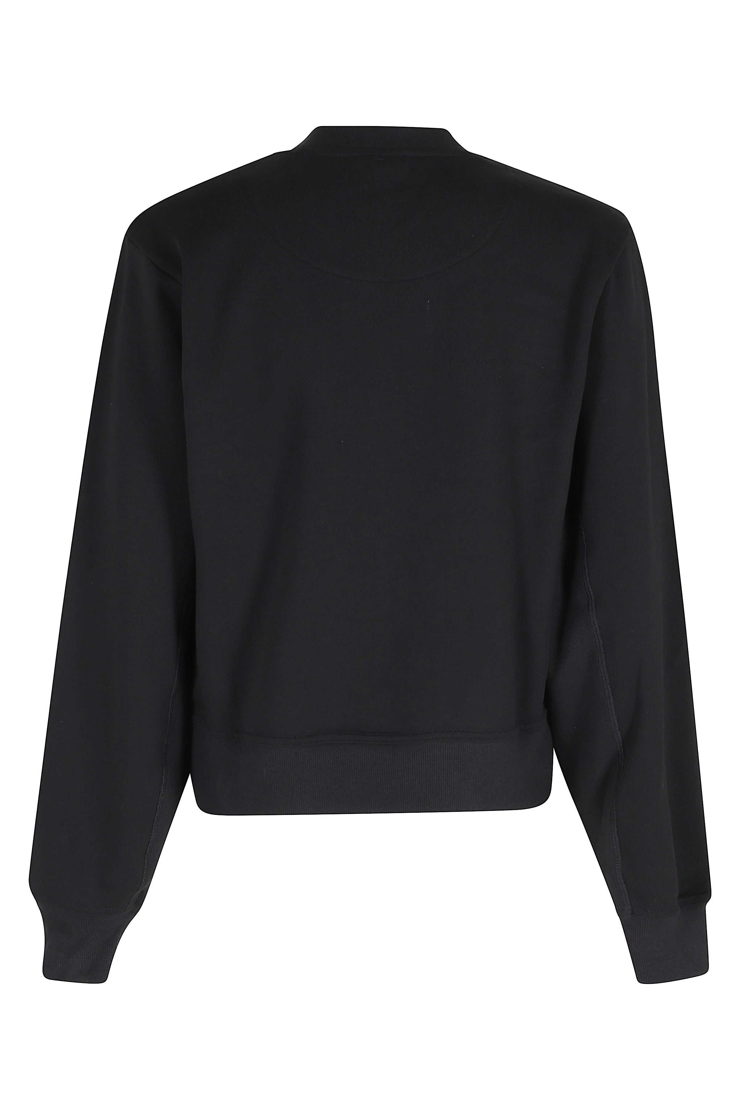 Reg Sw Sh Black Cotone Felpa