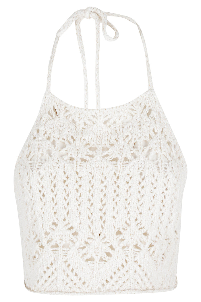 Lagoon Romance Top Nude & Neutrals 9&% Cotone Poliammide