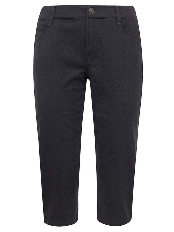 Capri Black Cotton Nylon Ea Jean