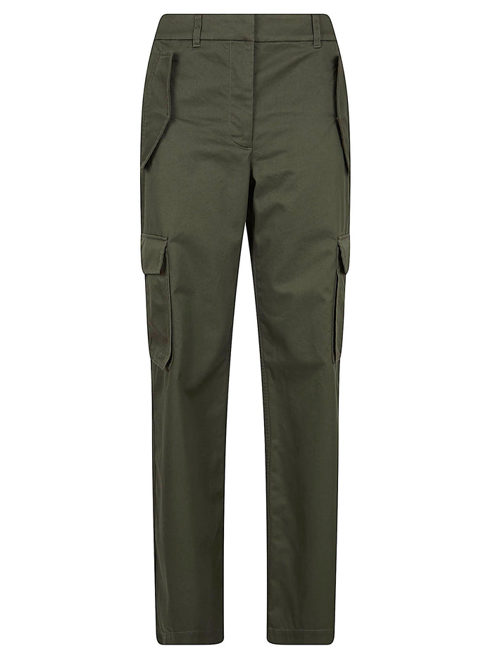 Freja W Trousers Brown Cotton Pantaloni