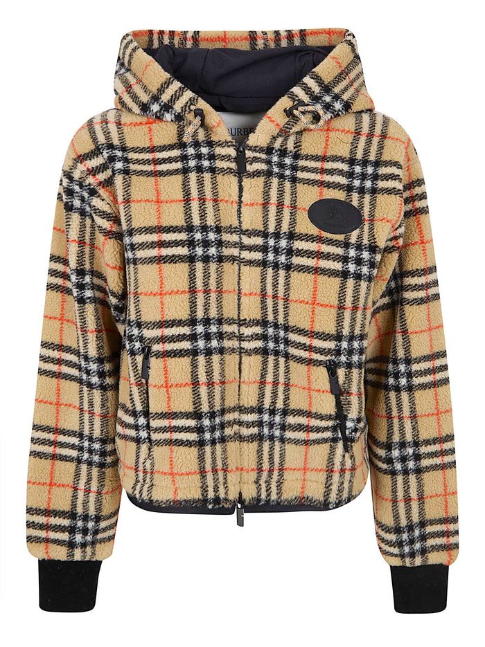 Fiona Chk W Jackets Nude & Neutrals Wool Polyester Cashmere Giacca