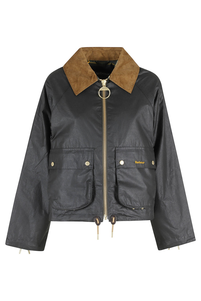 Marron Wax Black Cotone Giubbotto