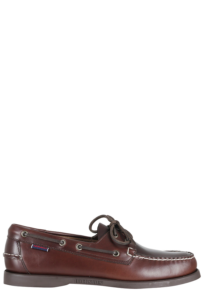 Docksides Portland Waxed Brown Pelle Suola: Gomma Calzature
