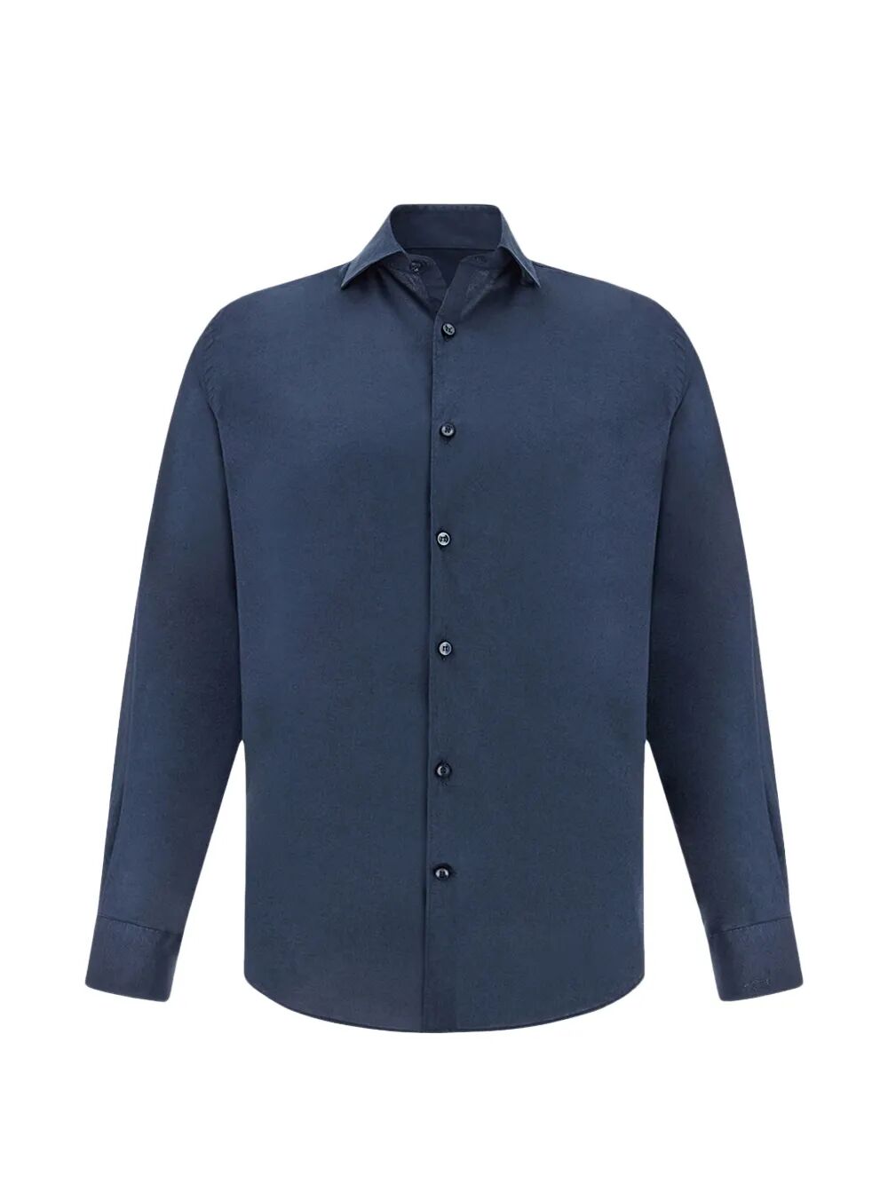 Shirt Blue Cotton Spandex