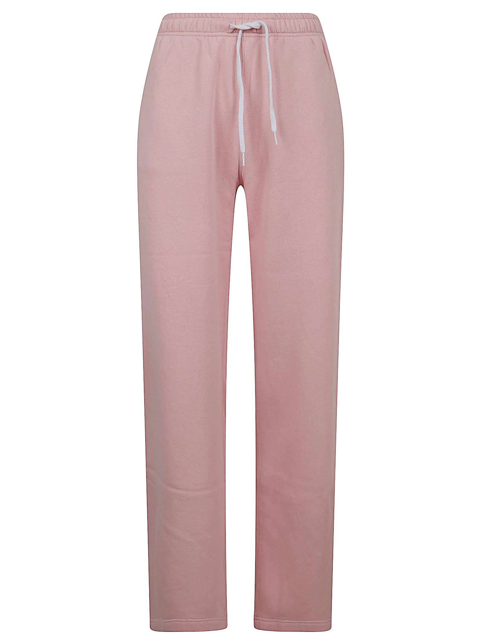 Knit-open Bottom Sweatpant-pants Pink & Purple Cotton Polyester Pantaloni