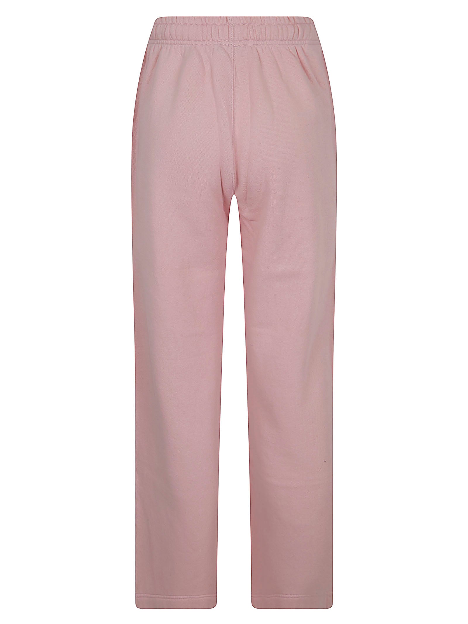 Knit-open Bottom Sweatpant-pants Pink & Purple Cotton Polyester Pantaloni