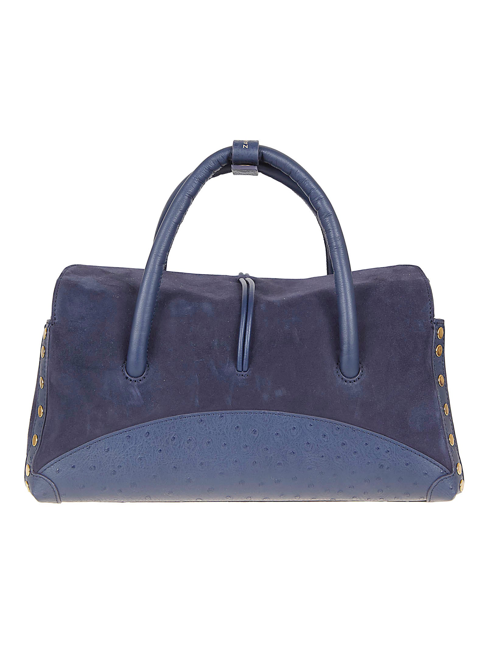 Dotta Zashmere Blue Lamb Skin + Internal Cotton Borsa