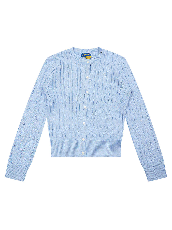 Sweater-cardigan Blue Cotton Maglia