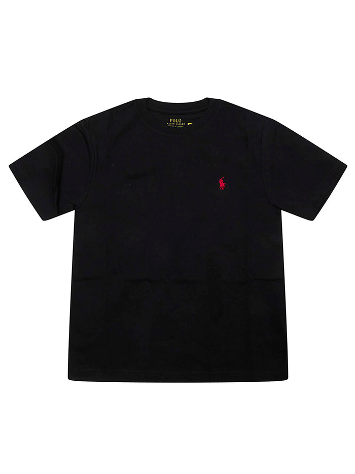 Ss Cn-tops-t-shirt Black Cotton