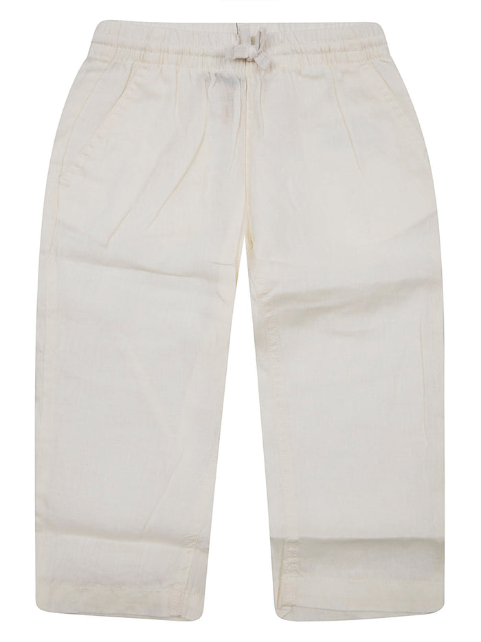Beach Pant-pants-athletic White Linen Pantaloni