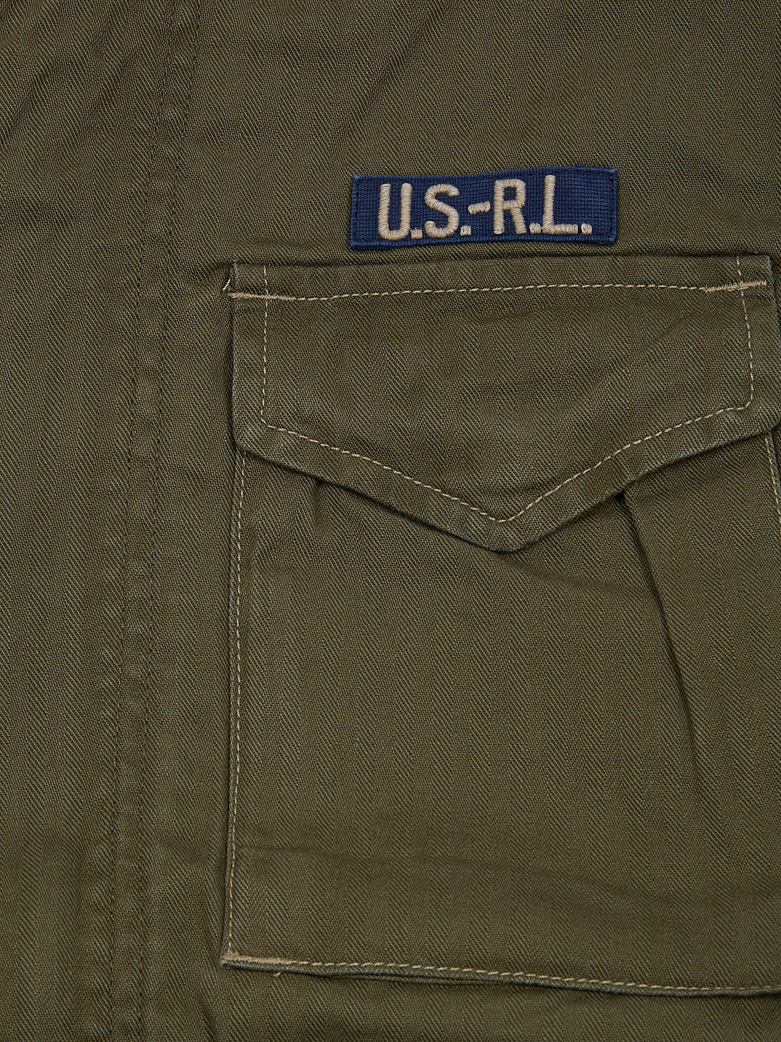 Icon Jacket-outerwear-field Jacket Green Cotton Giacca