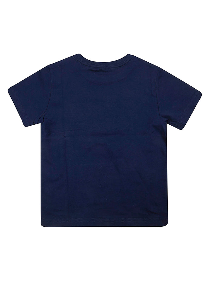 Knit-t-shirt Blue Cotton