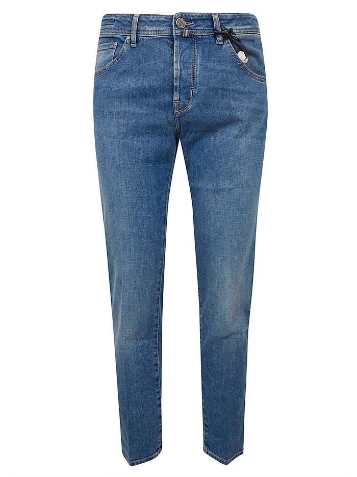 Pant5 Pkt Cropped Slim Fit Scott Denim Stretch Blue Co Em Ea Jean