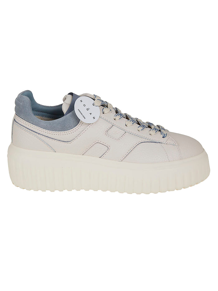 H-stripes Allacciato H Lissata Nude & Neutrals Calfskin Mutton Calzature