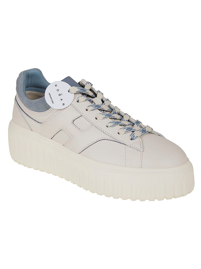 H-stripes Allacciato H Lissata Nude & Neutrals Calfskin Mutton Calzature