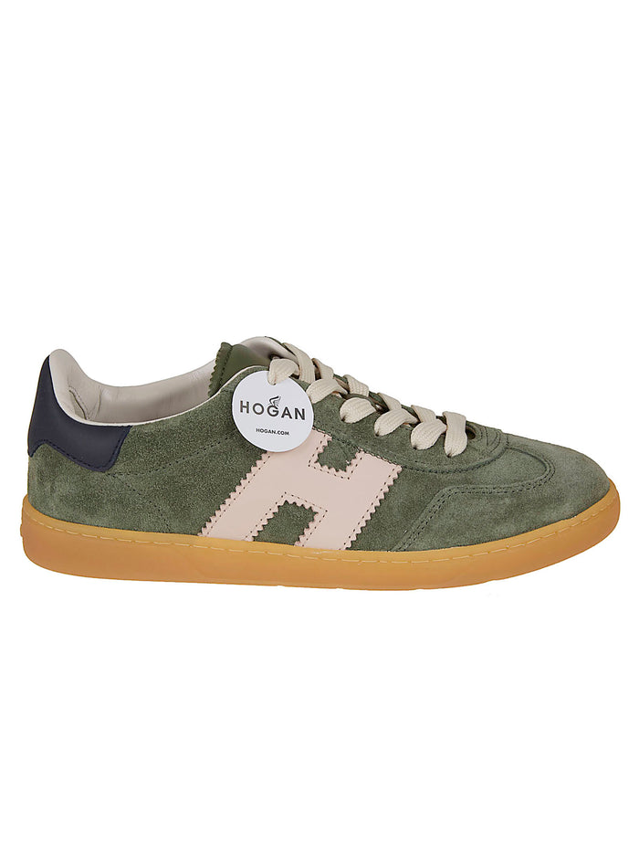 Cool Allacciato H Green Calfskin Mutton Calzature