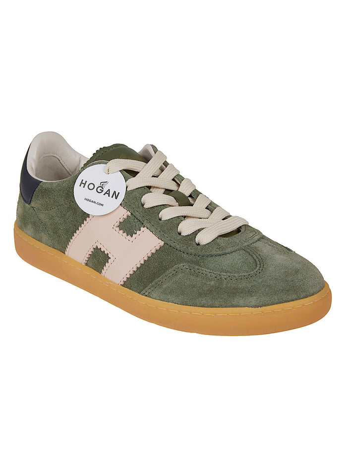 Cool Allacciato H Green Calfskin Mutton Calzature