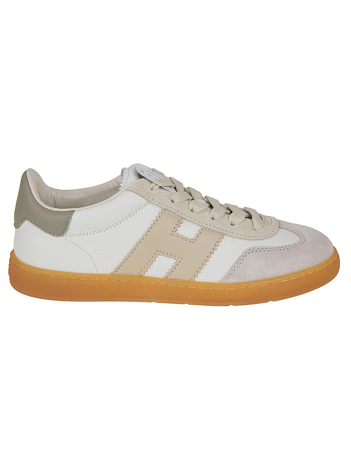 Cool Allacciato H White Calfskin Mutton Calzature