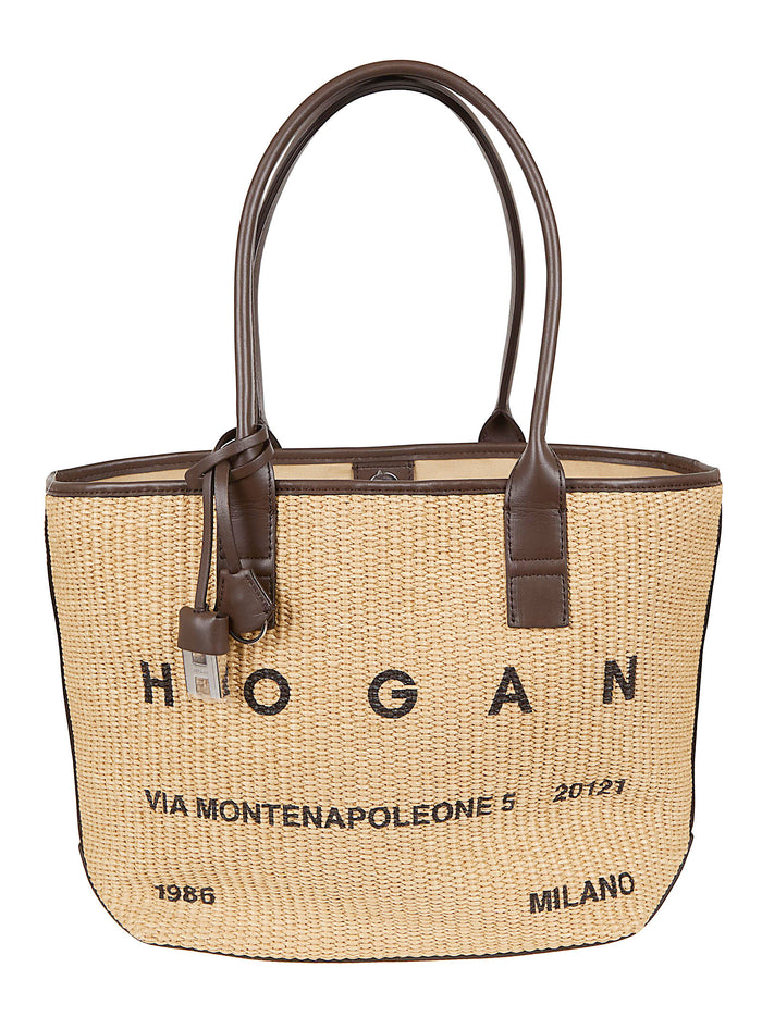Address Shopping Piccola Tess Rafia Nude & Neutrals Tex Calfskin Borsa