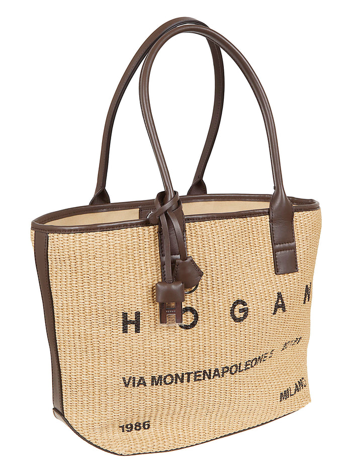 Address Shopping Piccola Tess Rafia Nude & Neutrals Tex Calfskin Borsa