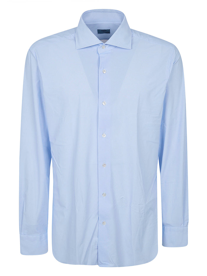 Neck Shirt Blue Ny Sp Camicia