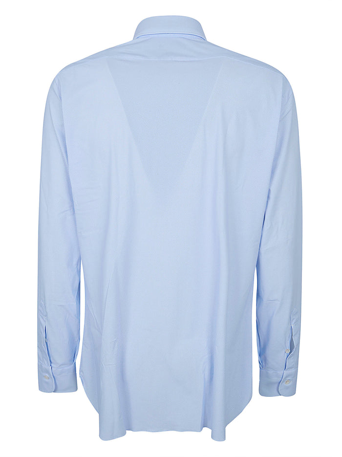 Neck Shirt Blue Ny Sp Camicia