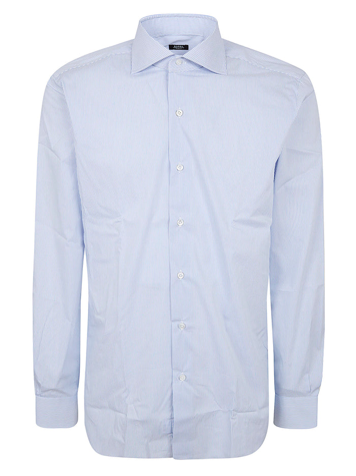 Neck Shirt Blue Co Pa Ea Camicia