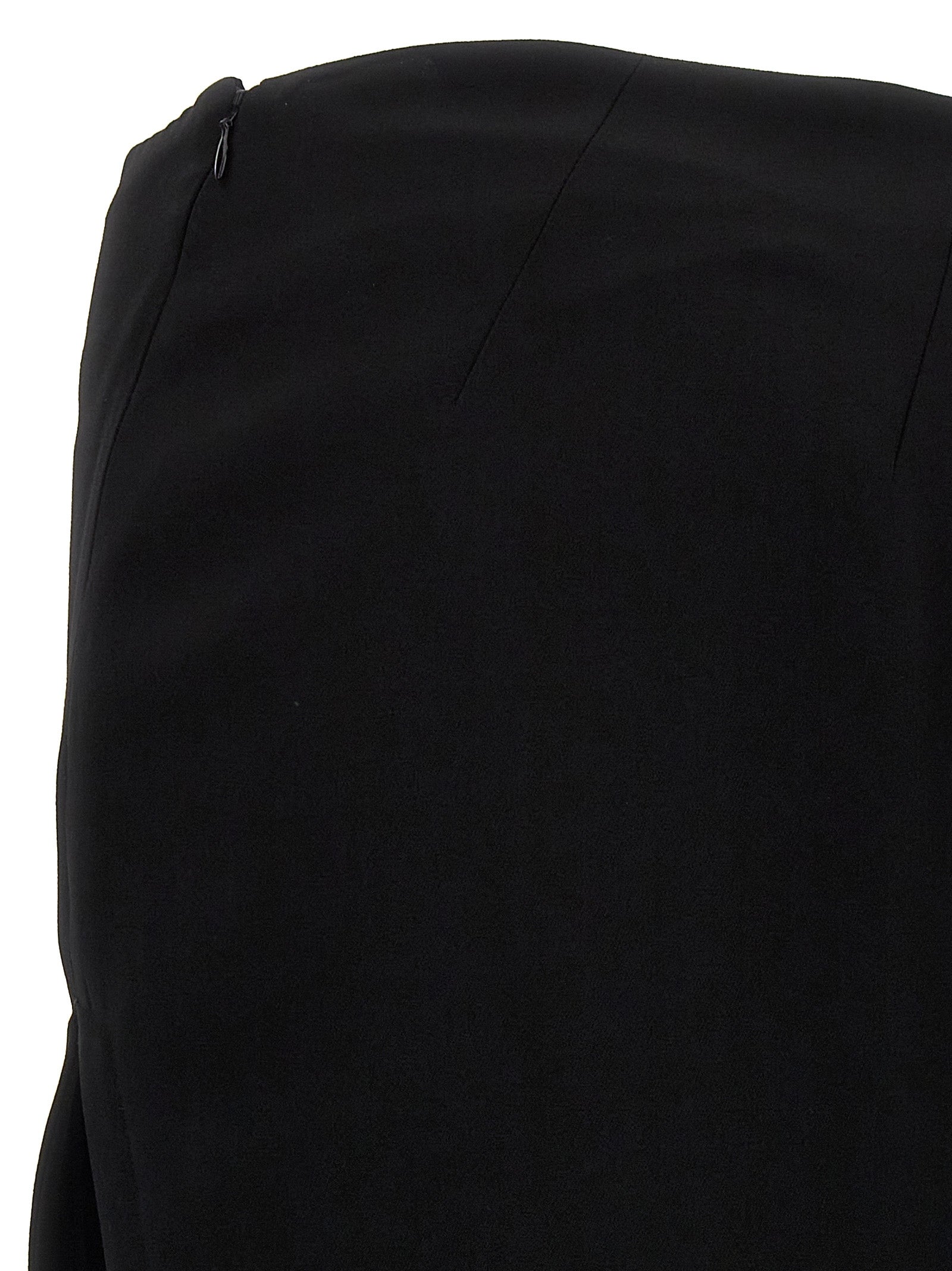 Janita skirt Black Lamb Leather (ovis Aries)