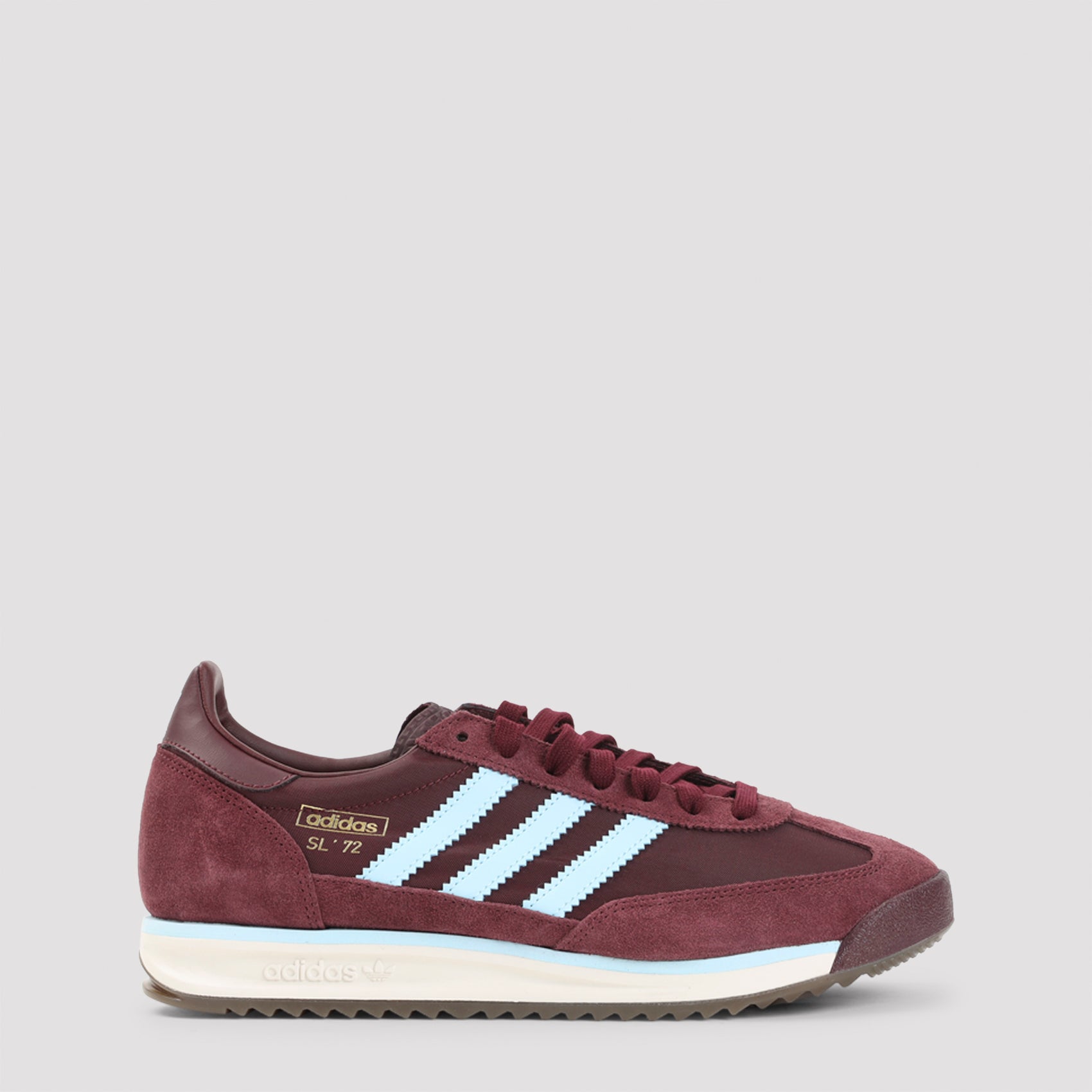 Sl72 Sneakers Red Suede Leather Textile Rubber Shoe