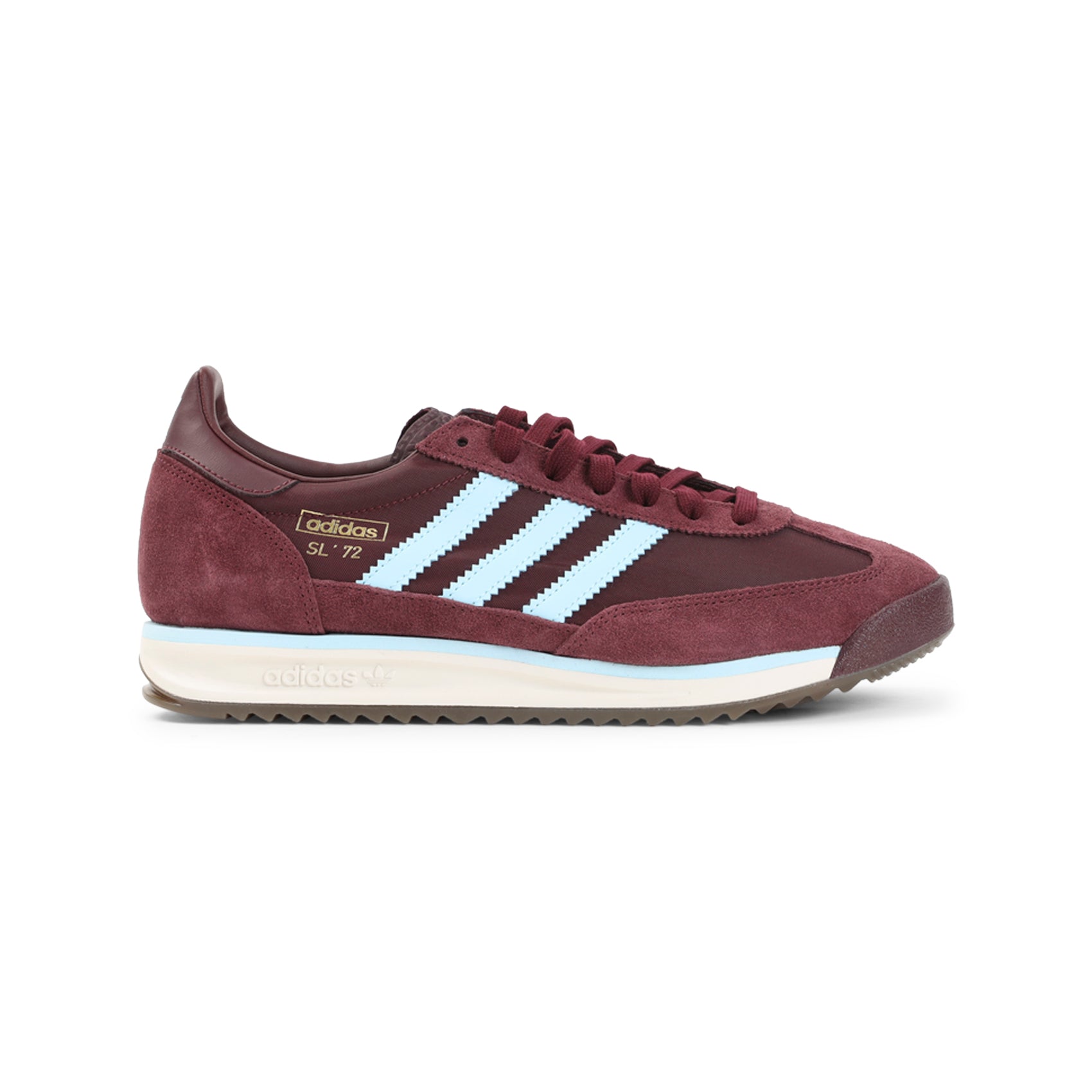 Sl72 Sneakers Red Suede Leather Textile Rubber Shoe