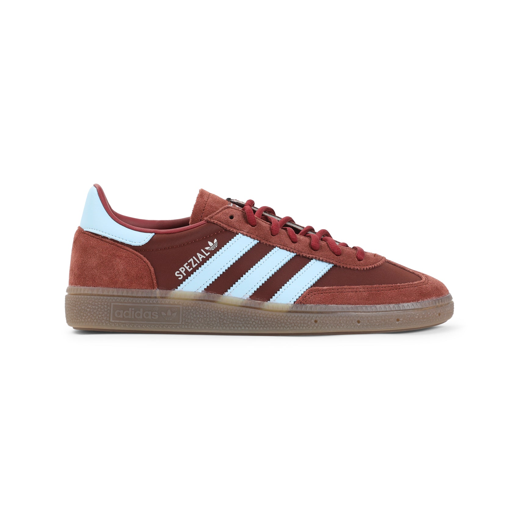 Handball Spezial Sneakers Red Suede Leather Textile Rubber