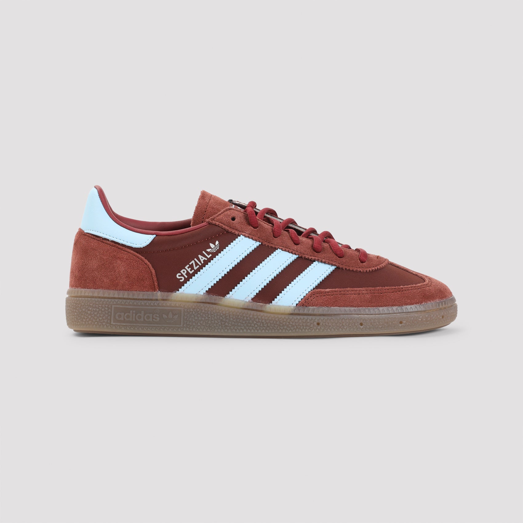Handball Spezial Sneakers Red Suede Leather Textile Rubber