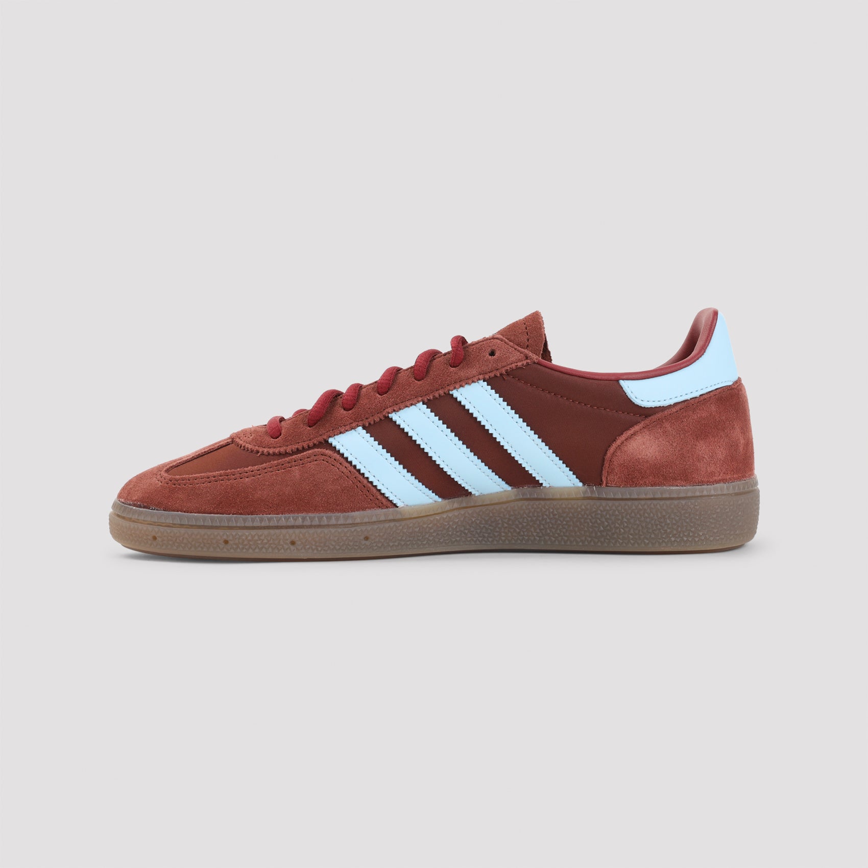 Handball Spezial Sneakers Red Suede Leather Textile Rubber