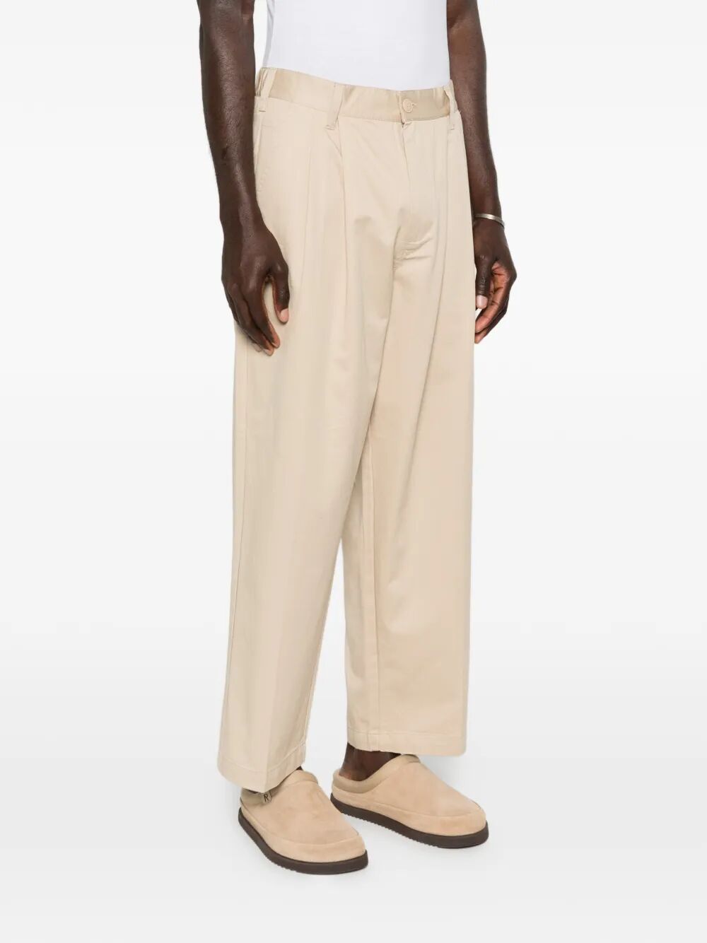 Foster Pleated Pant Grey
