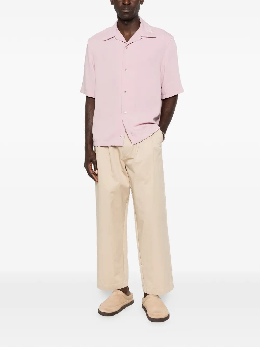 Foster Pleated Pant Grey