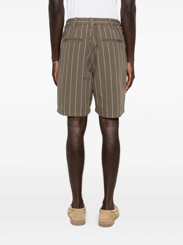 Foster Stripe Pleated Short Multicolour Pant