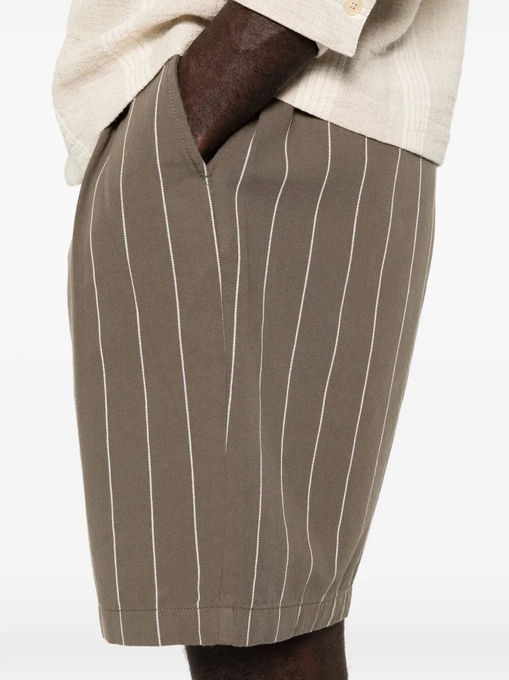 Foster Stripe Pleated Short Multicolour Pant