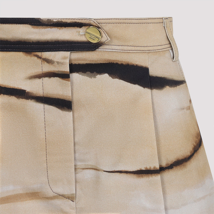 Tiger Bermuda Nude & Neutrals Cotton Elastane Short