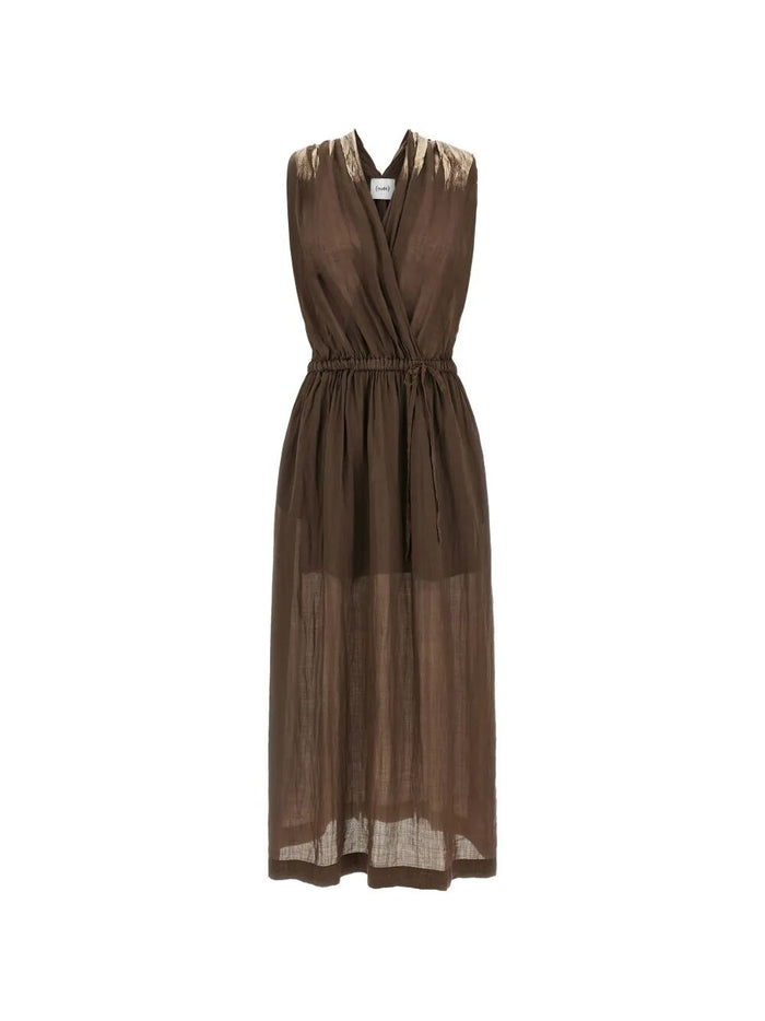 Floor Lenght Dress Brown Tn Li